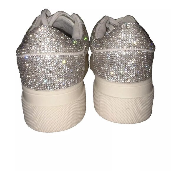 Jessica Simpson Cherello Platform Fashion Sneaker Silver size 8 NEW - Picture 7 of 10